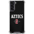 San Diego State University Aztecs Black Galaxy S21 5G Clear Case