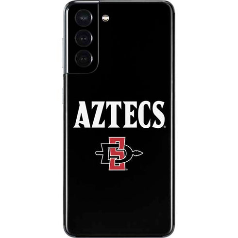 San Diego State University Aztecs Black Galaxy S21 5G Skin