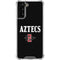 San Diego State University Aztecs Black Galaxy S21 FE Clear Case