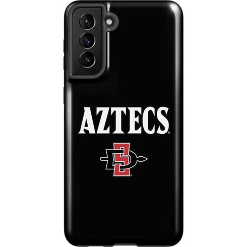 San Diego State University Aztecs Black Galaxy S21 Plus 5G Pro Case