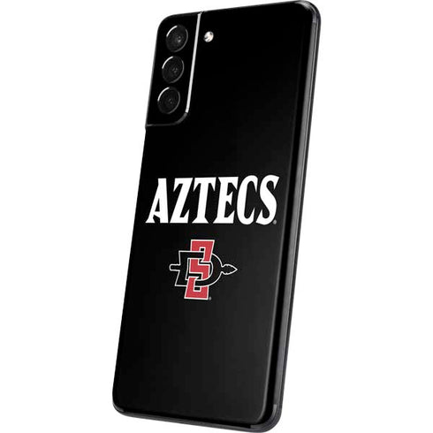 San Diego State University Aztecs Black Galaxy S21 Plus 5G Skin
