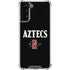 San Diego State University Aztecs Black Galaxy S22 Plus Clear Case