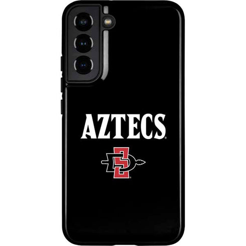 San Diego State University Aztecs Black Galaxy S22 Plus Pro Case