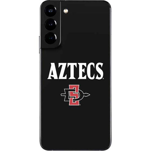 San Diego State University Aztecs Black Galaxy S22 Plus Skin