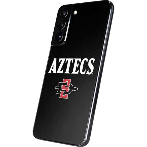 San Diego State University Aztecs Black Galaxy S22 Plus Skin