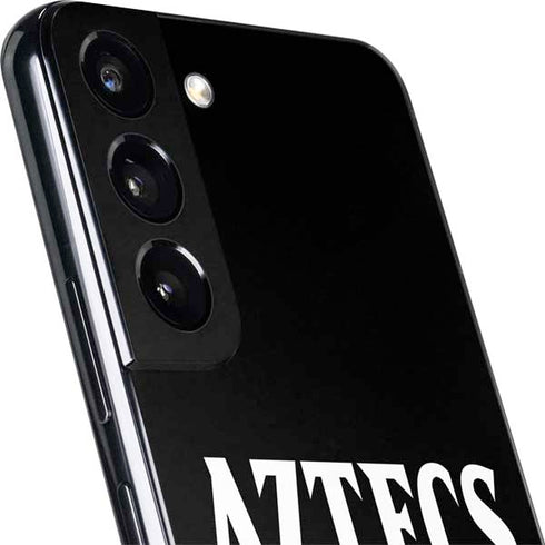 San Diego State University Aztecs Black Galaxy S22 Plus Skin