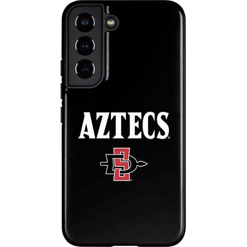 San Diego State University Aztecs Black Galaxy S22 Pro Case