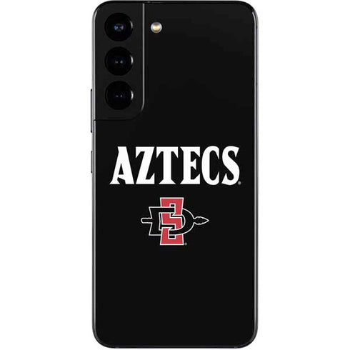 San Diego State University Aztecs Black Galaxy S22 Skin