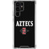 San Diego State University Aztecs Black Galaxy S22 Ultra Clear Case