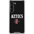 San Diego State University Aztecs Black Galaxy S23 Clear Case