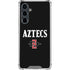 San Diego State University Aztecs Black Galaxy S23 FE Clear Case