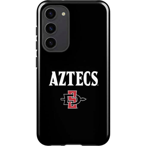 San Diego State University Aztecs Black Galaxy S23 Plus Pro Case