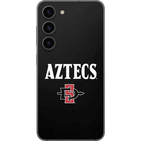 San Diego State University Aztecs Black Galaxy S23 Skin