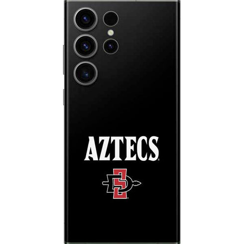 San Diego State University Aztecs Black Galaxy S23 Ultra Skin