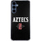 San Diego State University Aztecs Black Galaxy S24 Clear Case
