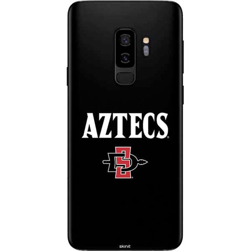 San Diego State University Aztecs Black Galaxy S9 Plus Skin