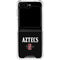 San Diego State University Aztecs Black Galaxy Z Flip5 5G Clear Case