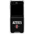 San Diego State University Aztecs Black Galaxy Z Flip5 5G Clear Case