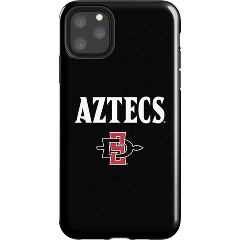 San Diego State University Aztecs Black iPhone 11 Pro Max Impact Case