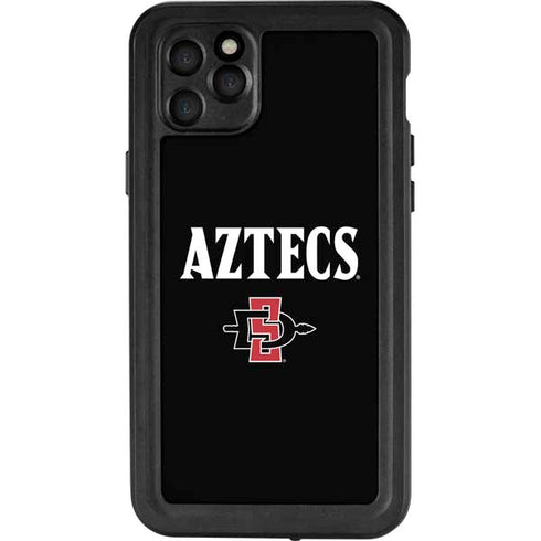 San Diego State University Aztecs Black iPhone 11 Pro Max Waterproof Case