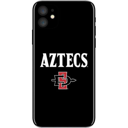 San Diego State University Aztecs Black iPhone 11 Skin