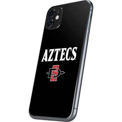San Diego State University Aztecs Black iPhone 11 Skin