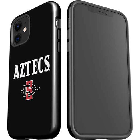 San Diego State University Aztecs Black iPhone 12 Impact Case