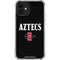 San Diego State University Aztecs Black iPhone 12 Mini Clear Case
