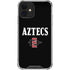 San Diego State University Aztecs Black iPhone 12 Mini Clear Case
