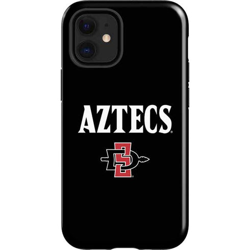 San Diego State University Aztecs Black iPhone 12 Mini Impact Case