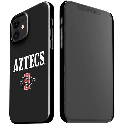 San Diego State University Aztecs Black iPhone 12 Mini Lite Case