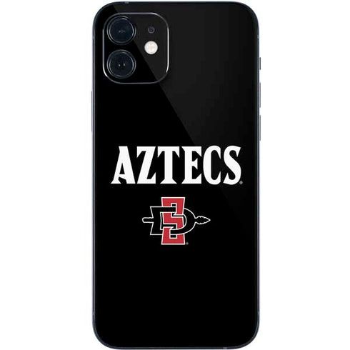 San Diego State University Aztecs Black iPhone 12 Skin