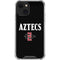 San Diego State University Aztecs Black iPhone 13 Clear Case