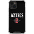 San Diego State University Aztecs Black iPhone 13 Clear Case