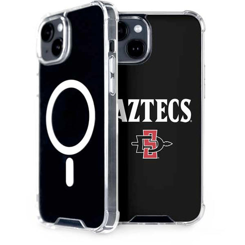 San Diego State University Aztecs Black iPhone 13 MagSafe Case