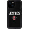San Diego State University Aztecs Black iPhone 13 Mini Waterproof Case