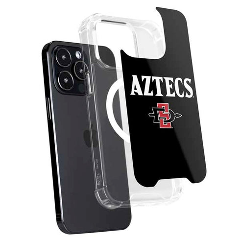 San Diego State University Aztecs Black iPhone 13 Pro Max MagSafe Case