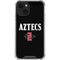 San Diego State University Aztecs Black iPhone 14 Clear Case