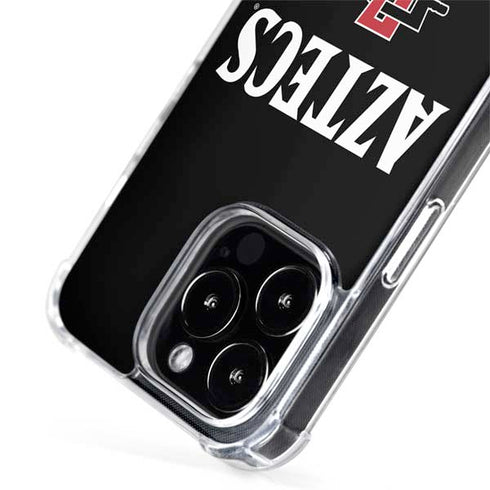 San Diego State University Aztecs Black iPhone 15 Pro MagSafe Case