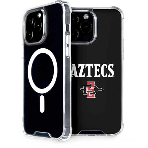 San Diego State University Aztecs Black iPhone 15 Pro Max MagSafe Case