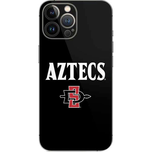 San Diego State University Aztecs Black iPhone 14 Pro Max Skin