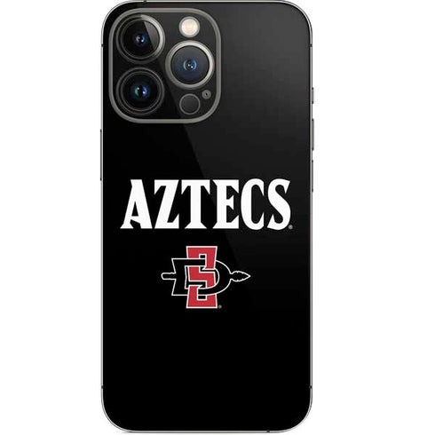 San Diego State University Aztecs Black iPhone 14 Pro Skin