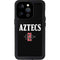 San Diego State University Aztecs Black iPhone 14 Pro Waterproof Case