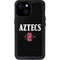 San Diego State University Aztecs Black iPhone 15 Waterproof Case