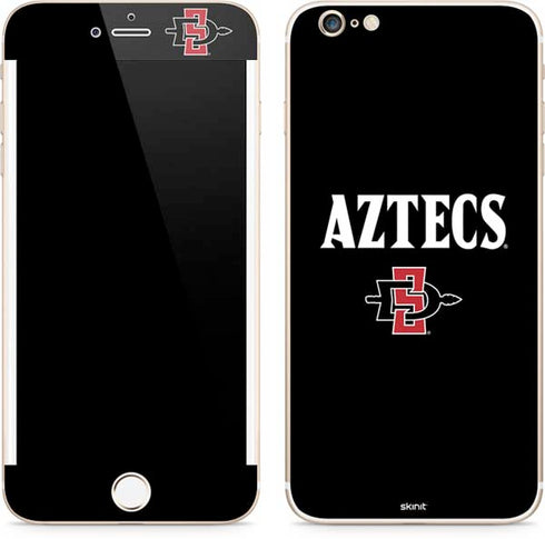 San Diego State University Aztecs Black iPhone 6/6s Plus Skin
