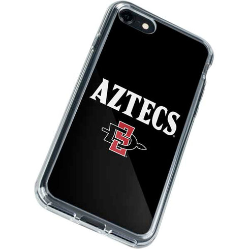 San Diego State University Aztecs Black iPhone SE (2nd & 3rd Gen) Clear Case