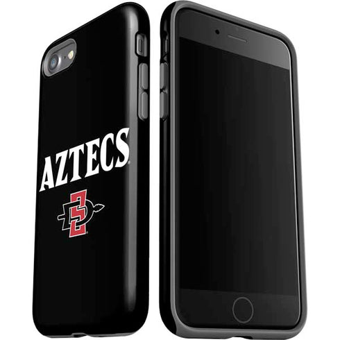 San Diego State University Aztecs Black iPhone SE (2nd & 3rd Gen) Pro Case
