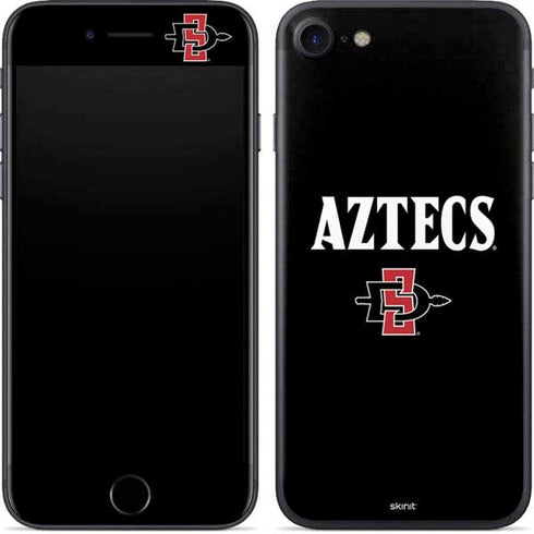 San Diego State University Aztecs Black iPhone SE (2nd & 3rd Gen) Skin