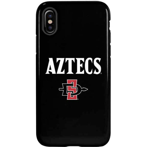 San Diego State University Aztecs Black iPhone XS Pro Case