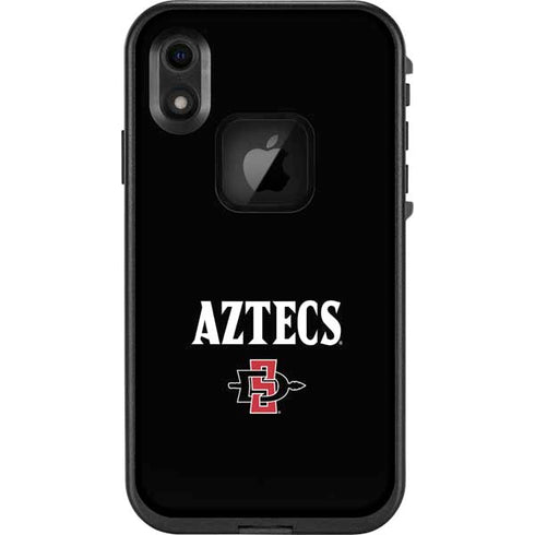 San Diego State University Aztecs Black LifeProof Fre iPhone Skin